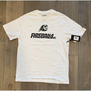 NWT LIV Golf Fireballs GC Team Tee Shirt Mens Large White Sergio Garcia Golf New